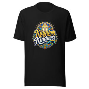 Kingdom Kindness Graphic Tee mockup 1 Kingdom Kindness Graphic Tee front view