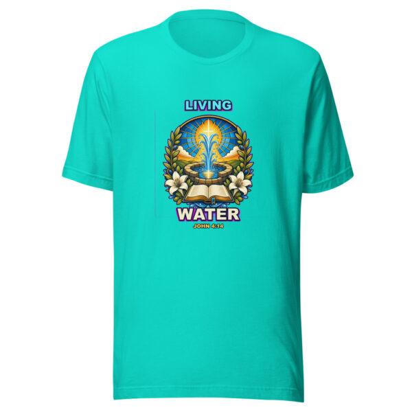 LIVING WATER Heartbeat-20260614-shirtsaboutjesus-codex Graphic Tee mockup 3 LIVING WATER Heartbeat-20260614-shirtsaboutjesus-codex Graphic Tee mockup 3
