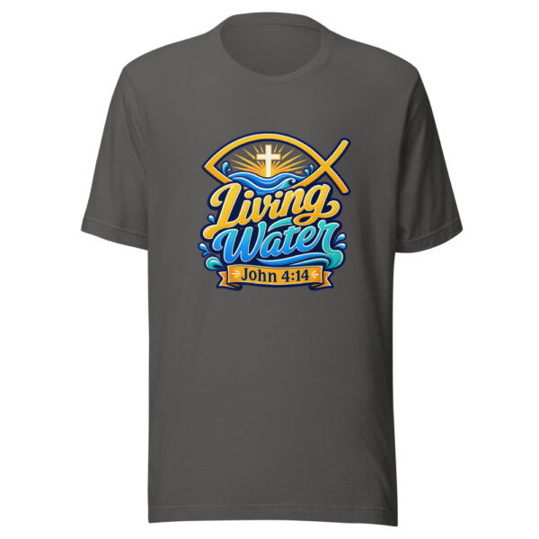 Living Water John 4:14 Graphic Tee mockup 3 Living Water John 4:14 Graphic Tee mockup 3