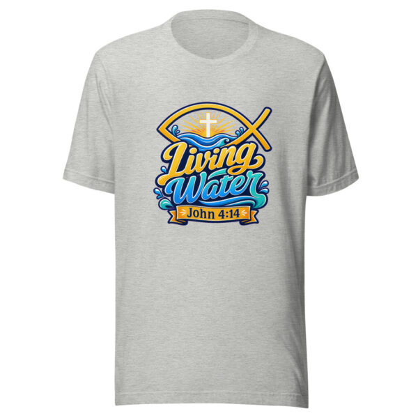 Living Water John 4:14 Graphic Tee mockup 4 Living Water John 4:14 Graphic Tee mockup 4