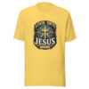 Look Unto Jesus Hebrews 12:2 Heartbeat-20260613-shirtsaboutjesus-verse-codex Graphic Tee mockup 6