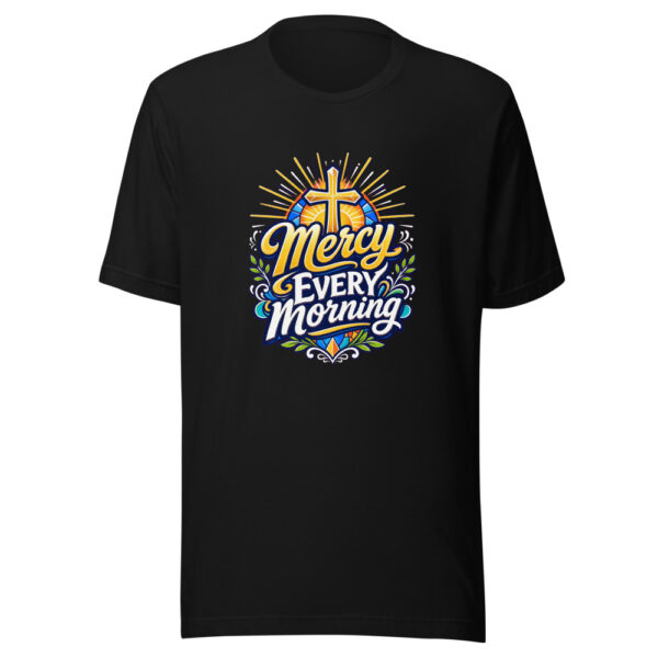 Mercy Every Morning Graphic Tee mockup 1 Mercy Every Morning Graphic Tee front view