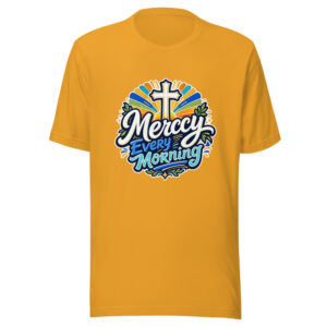 Mercy Every Morning Graphic Tee mockup 1 Mercy Every Morning Graphic Tee front view