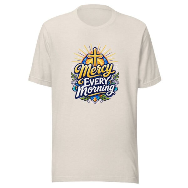 Mercy Every Morning Graphic Tee mockup 1 Mercy Every Morning Graphic Tee front view