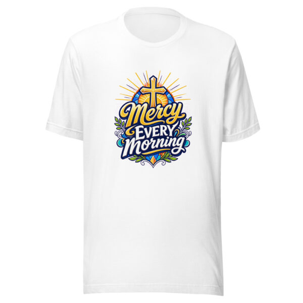 Mercy Every Morning Graphic Tee mockup 5 Mercy Every Morning Graphic Tee mockup 5