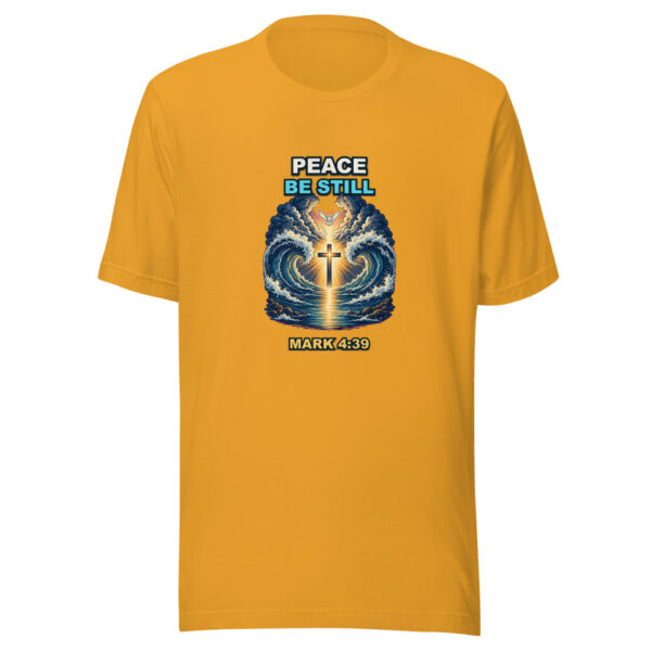 PEACE BE STILL Heartbeat-20260614-shirtsaboutjesus-codex Graphic Tee mockup 4