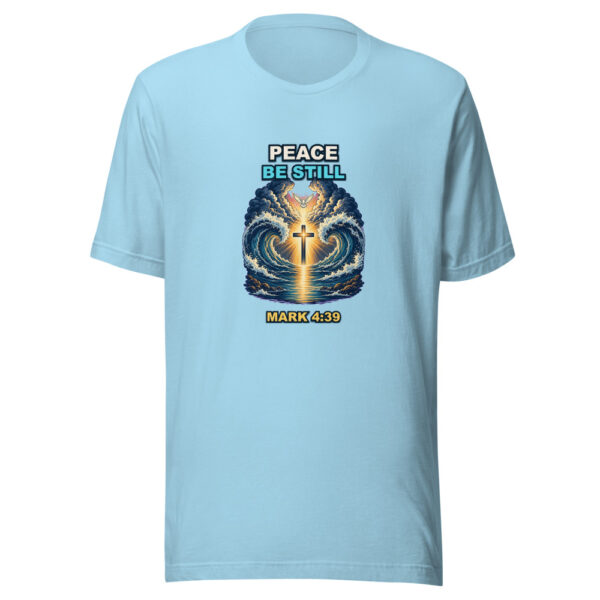 PEACE BE STILL Heartbeat-20260614-shirtsaboutjesus-codex Graphic Tee mockup 5