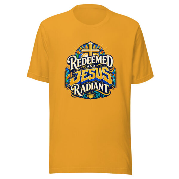 Redeemed And Radiant Graphic Tee front view