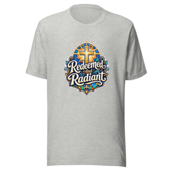 Redeemed And Radiant Graphic Tee mockup 4 Redeemed And Radiant Graphic Tee mockup 4