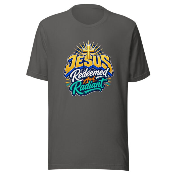 Redeemed And Radiant Graphic Tee mockup 5 Redeemed And Radiant Graphic Tee mockup 5