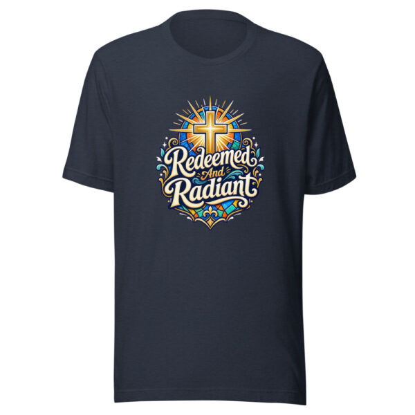 Redeemed And Radiant Graphic Tee mockup 7 Redeemed And Radiant Graphic Tee mockup 7
