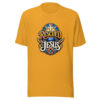 Rescued By Jesus Graphic Tee mockup 4