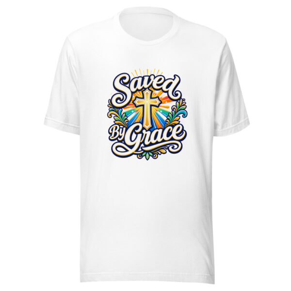 Saved By Grace Graphic Tee mockup 3 Saved By Grace Graphic Tee mockup 3