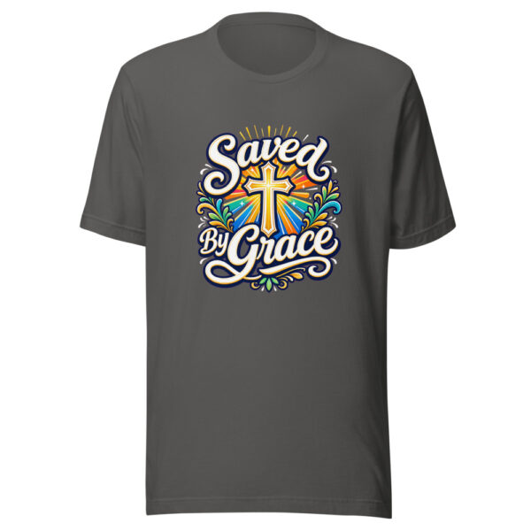 Saved By Grace Graphic Tee mockup 4 Saved By Grace Graphic Tee mockup 4