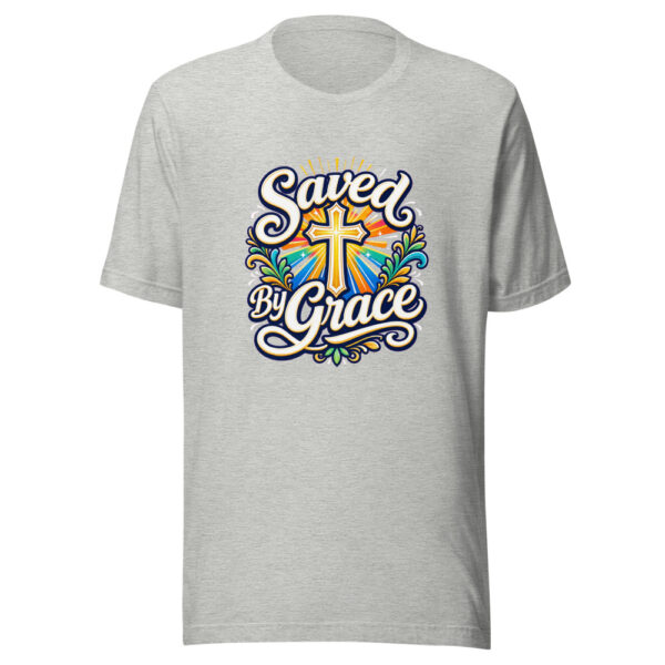 Saved By Grace Graphic Tee mockup 5 Saved By Grace Graphic Tee mockup 5
