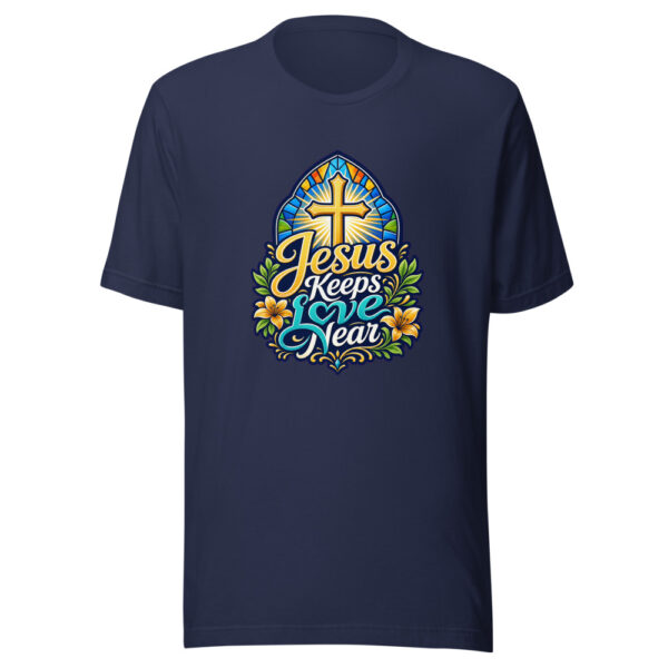 Jesus Keeps Love Near Graphic Tee