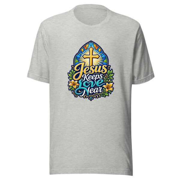 Jesus Keeps Love Near Graphic Tee