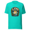 The Lamb Shall Lead Rev. 7:17 Heartbeat-20260613-manual-codex Graphic Tee mockup 4