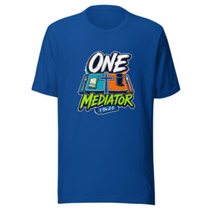 1 Tim 2:5 One Mediator Graphic Tee mockup 1 1 Tim 2:5 One Mediator Graphic Tee front view