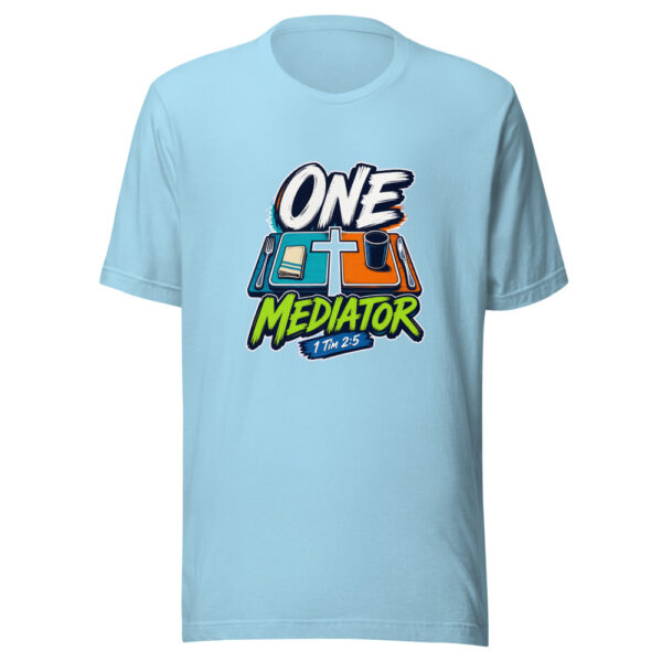 1 Tim 2:5 One Mediator Graphic Tee mockup 17 1 Tim 2:5 One Mediator Graphic Tee mockup 17