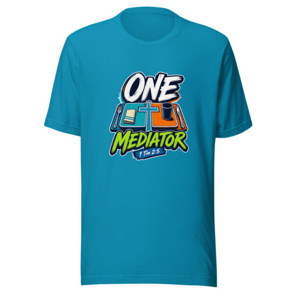 1 Tim 2:5 One Mediator Graphic Tee mockup 2 1 Tim 2:5 One Mediator Graphic Tee mockup 2