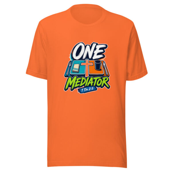 1 Tim 2:5 One Mediator Graphic Tee mockup 6 1 Tim 2:5 One Mediator Graphic Tee mockup 6