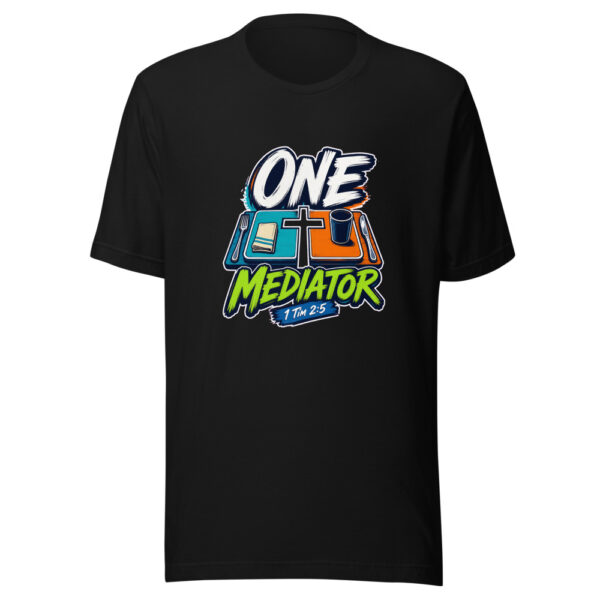1 Tim 2:5 One Mediator Graphic Tee mockup 7 1 Tim 2:5 One Mediator Graphic Tee mockup 7