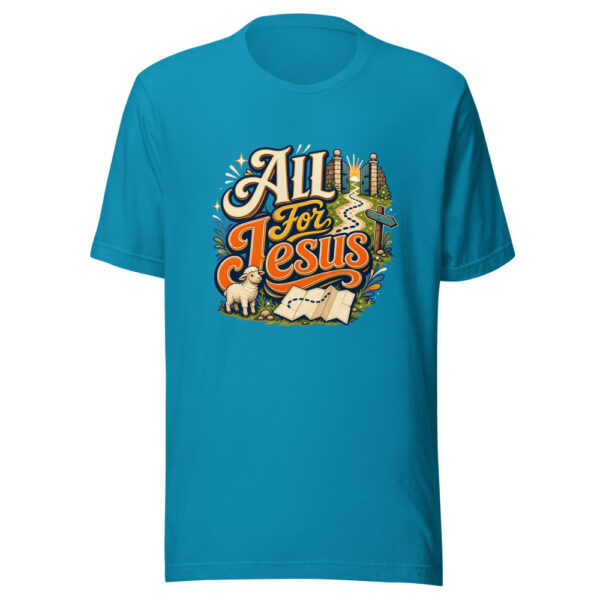 All For Jesus Graphic Tee front view