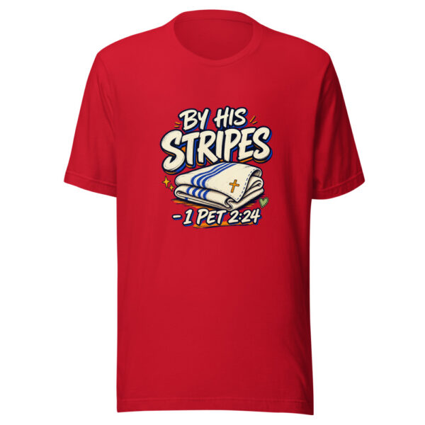 By His Stripes - 1 Pet 2:24 Graphic Tee mockup 19