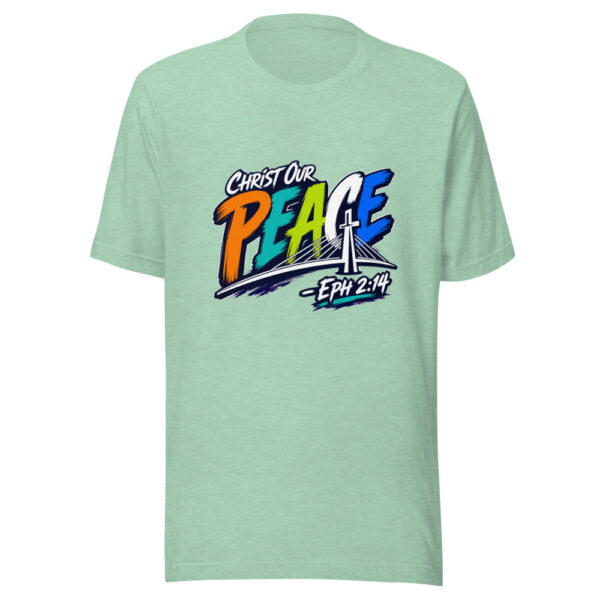 Christ Our Peace - Eph 2:14 Graphic Tee mockup 24 Christ Our Peace - Eph 2:14 Graphic Tee mockup 24