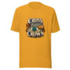 Cross Before Crown Graphic Tee mockup 3