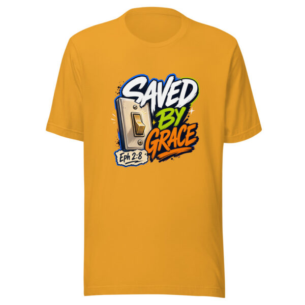 Eph 2:8 Saved By Grace Graphic Tee mockup 1 Eph 2:8 Saved By Grace Graphic Tee front view