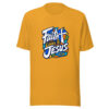 Faith Looks To Jesus Graphic Tee front view