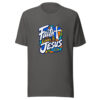 Faith Looks To Jesus Graphic Tee mockup 10