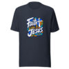 Faith Looks To Jesus Graphic Tee mockup 13