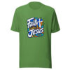 Faith Looks To Jesus Graphic Tee mockup 17
