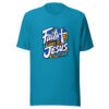 Faith Looks To Jesus Graphic Tee mockup 2