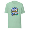 Faith Looks To Jesus Graphic Tee mockup 24