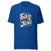 Faith Looks To Jesus Graphic Tee mockup 3