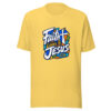 Faith Looks To Jesus Graphic Tee mockup 6