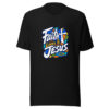 Faith Looks To Jesus Graphic Tee mockup 7