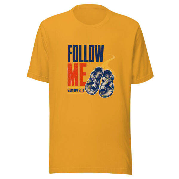 Follow Me - Matthew 4:19 Graphic Tee front view
