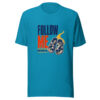 Follow Me - Matthew 4:19 Graphic Tee mockup 2