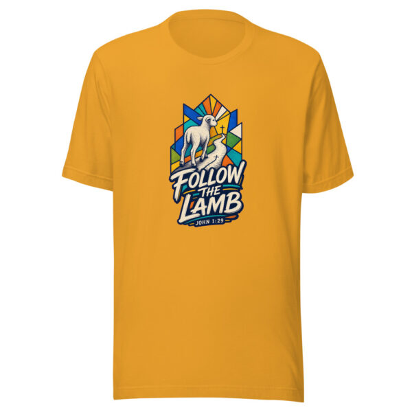 Follow The Lamb Graphic Tee mockup 2