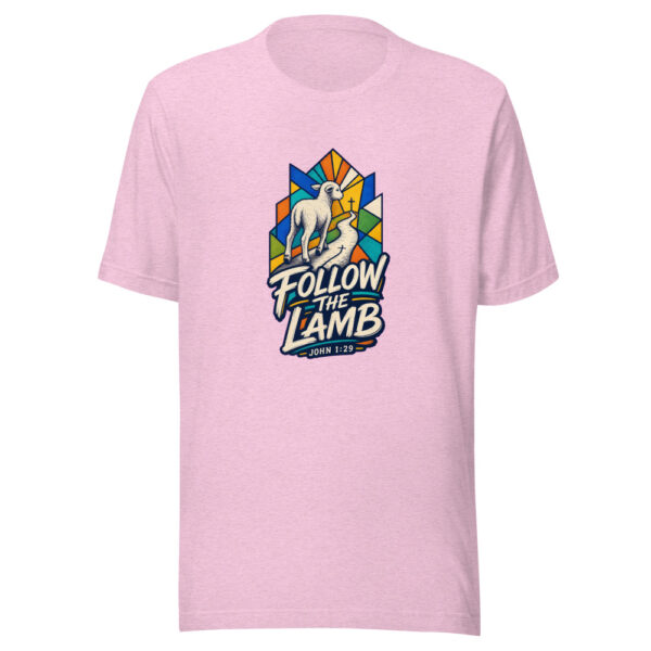 Follow The Lamb Graphic Tee mockup 23