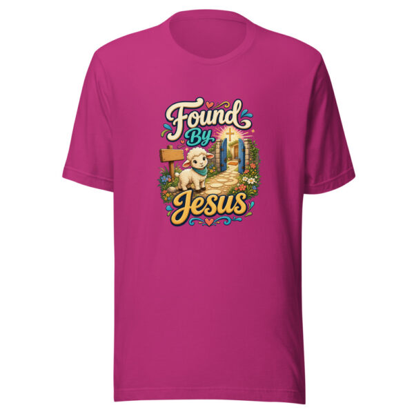 Found By Jesus Graphic Tee mockup 1 Found By Jesus Graphic Tee front view
