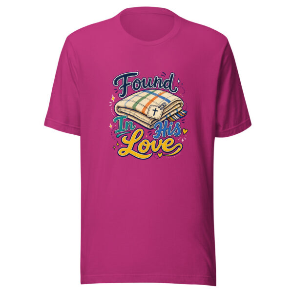 Found In His Love Graphic Tee mockup 5 Found In His Love Graphic Tee mockup 5