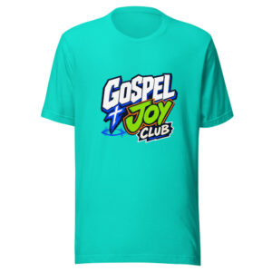 Gospel Joy Club Graphic Tee mockup 1 Gospel Joy Club Graphic Tee front view