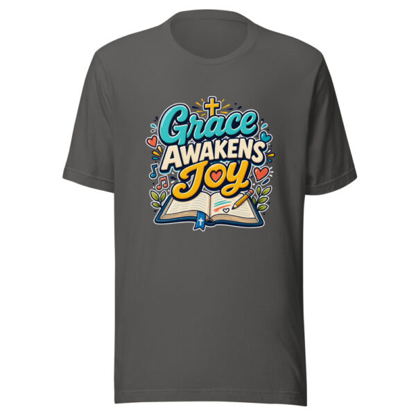 Grace Awakens Joy Graphic Tee mockup 10