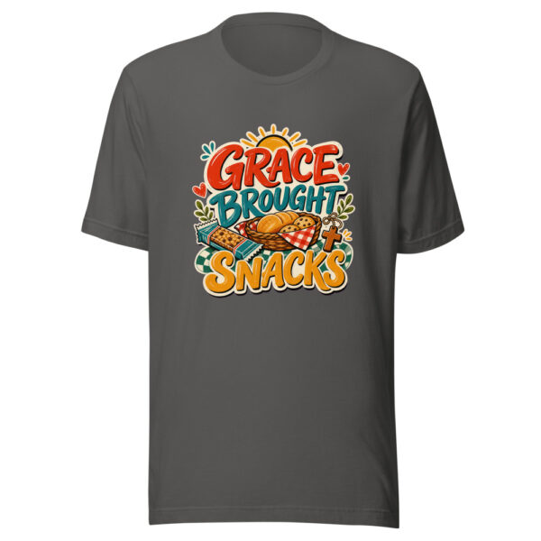 Grace Brought Snacks Heartbeat-20260629T075649Z Graphic Tee mockup 10